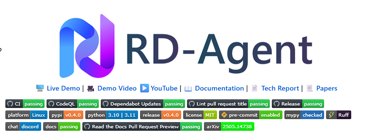 R&D Agent界面
